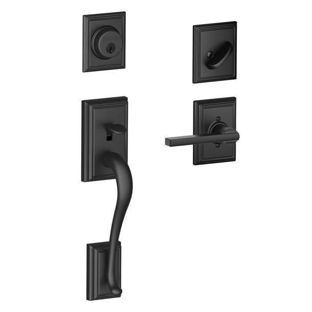 Schlage Addison Handleset with Deadbolt and Door Knob and